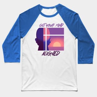 Mind Aligned - pastel sunrise Baseball T-Shirt